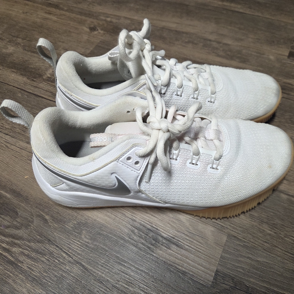 Nike Air White and Gray Sneakers